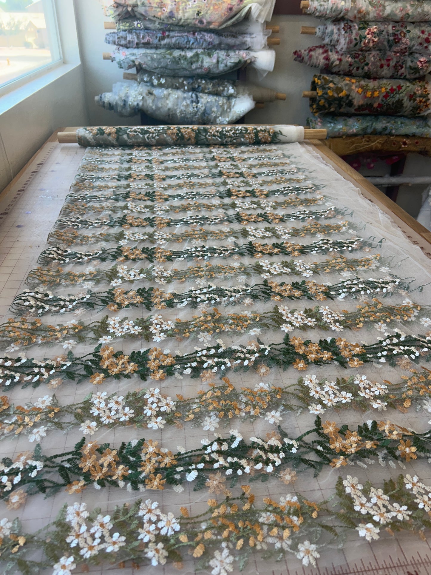Harvest Daisies | Floral Wedding Veil