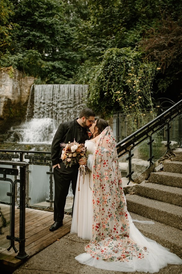 Jewel | Floral Wedding Veil