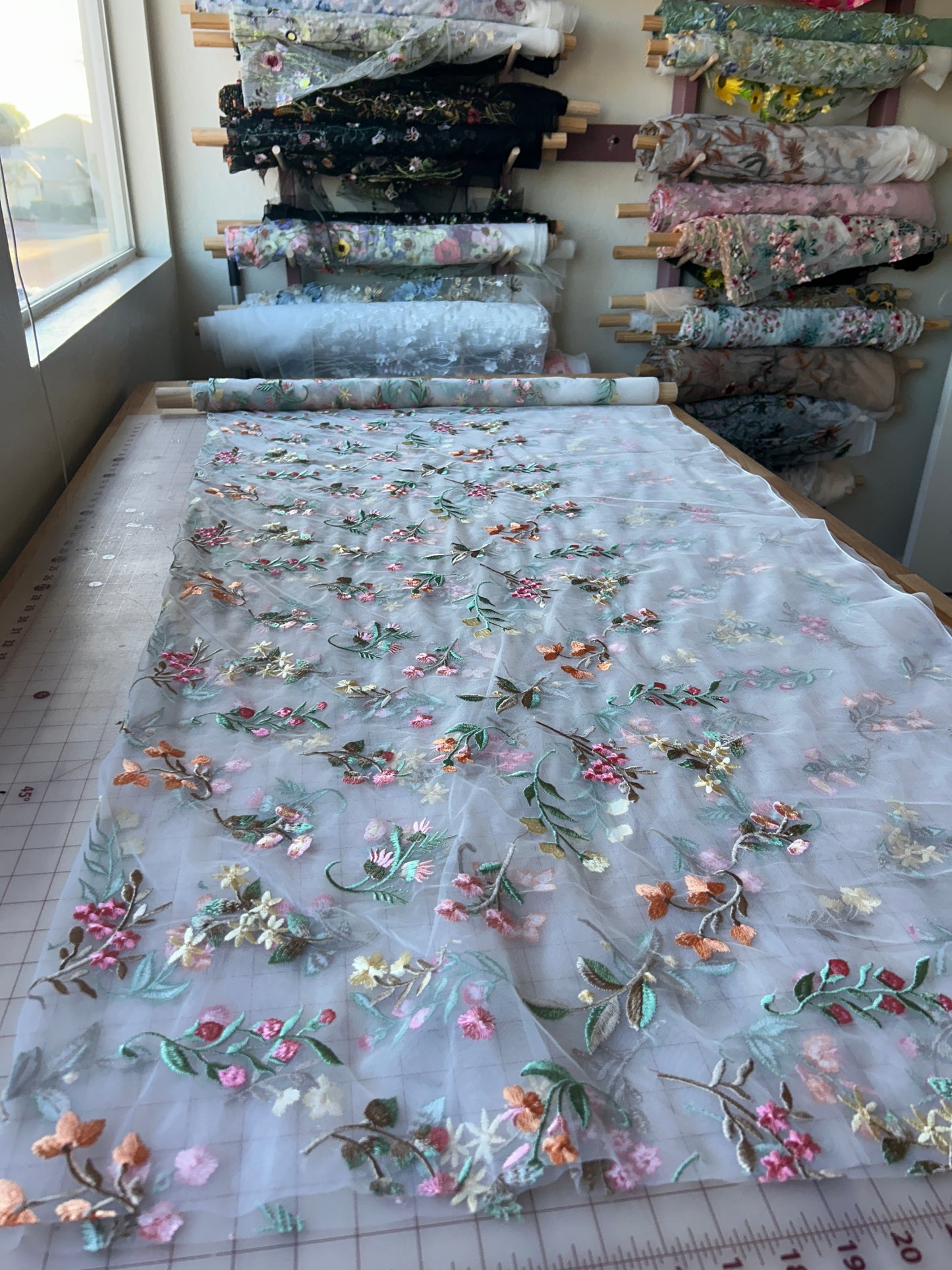 Springtime | Floral Wedding Veil
