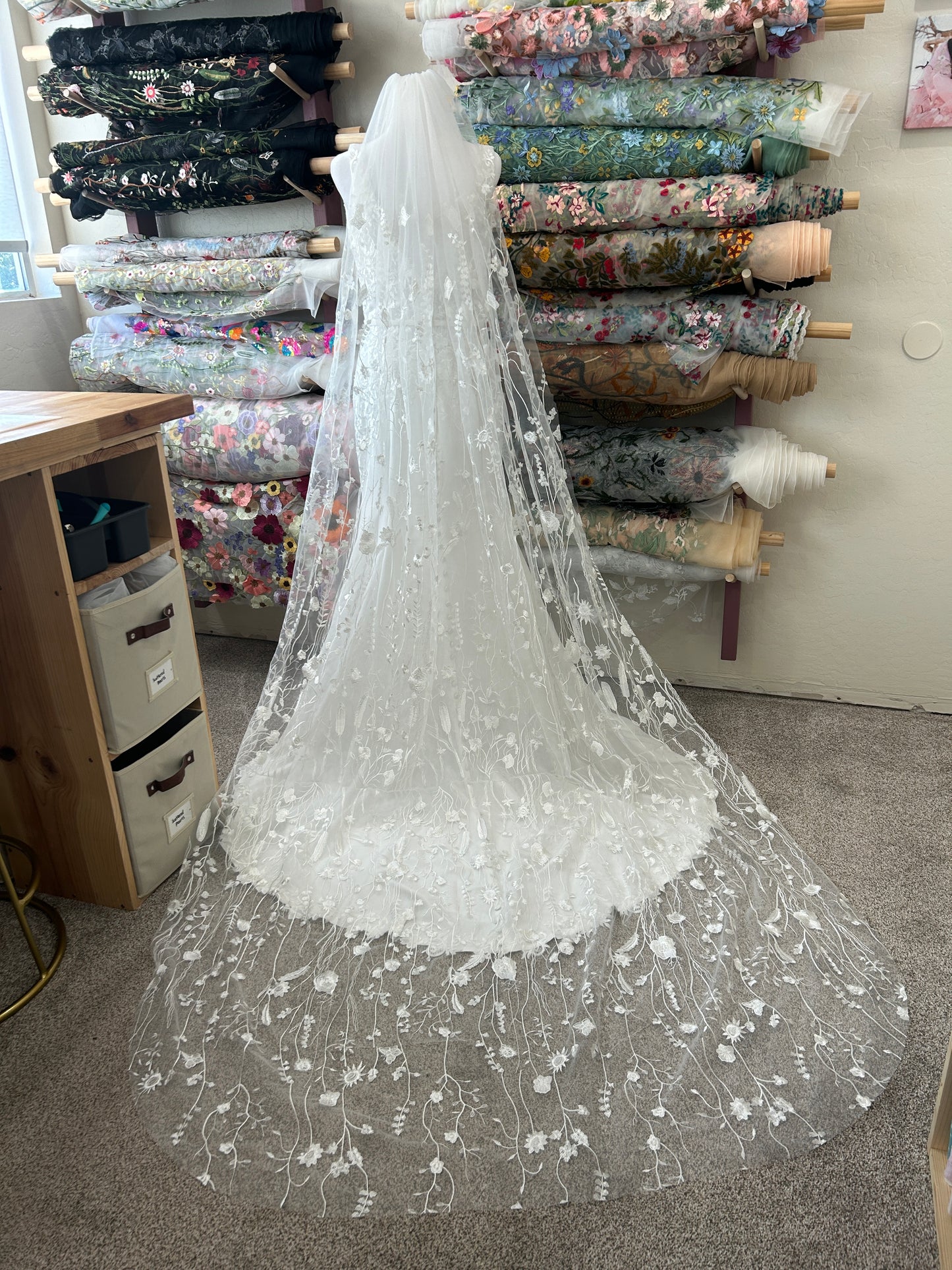 Ivory Wildflower | Floral Wedding Veil