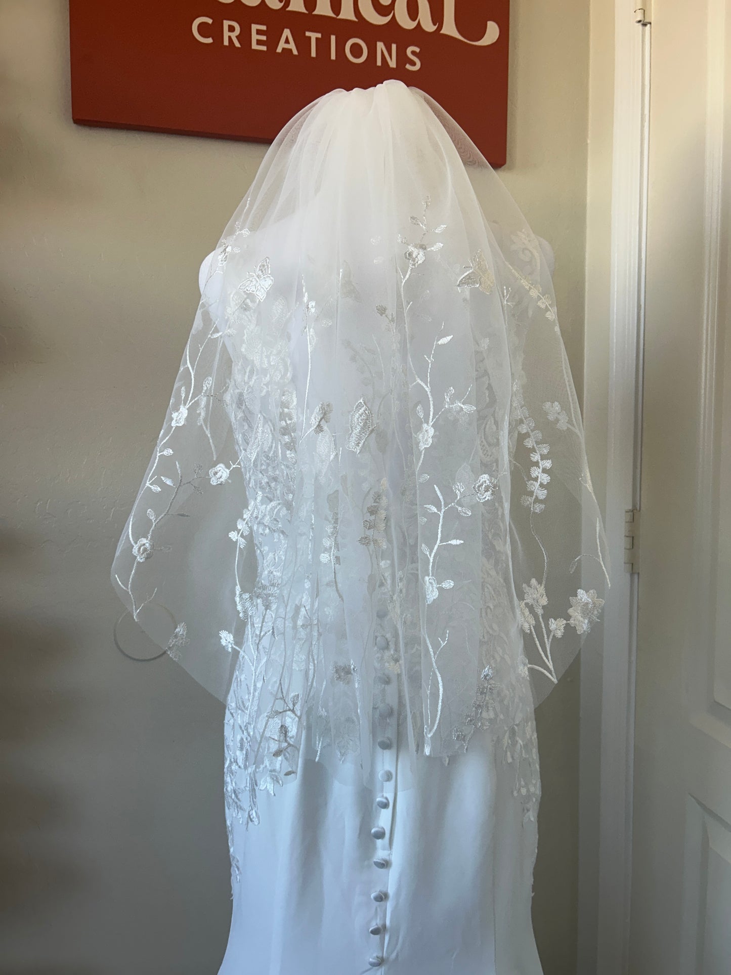 Ivory Wildflower | Floral Wedding Veil