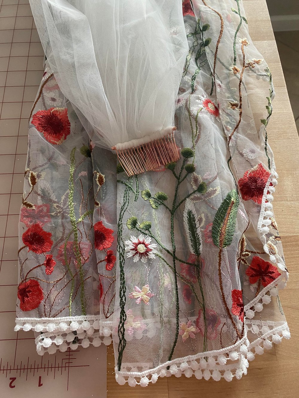 Simple Wildflower | Floral Wedding Veil