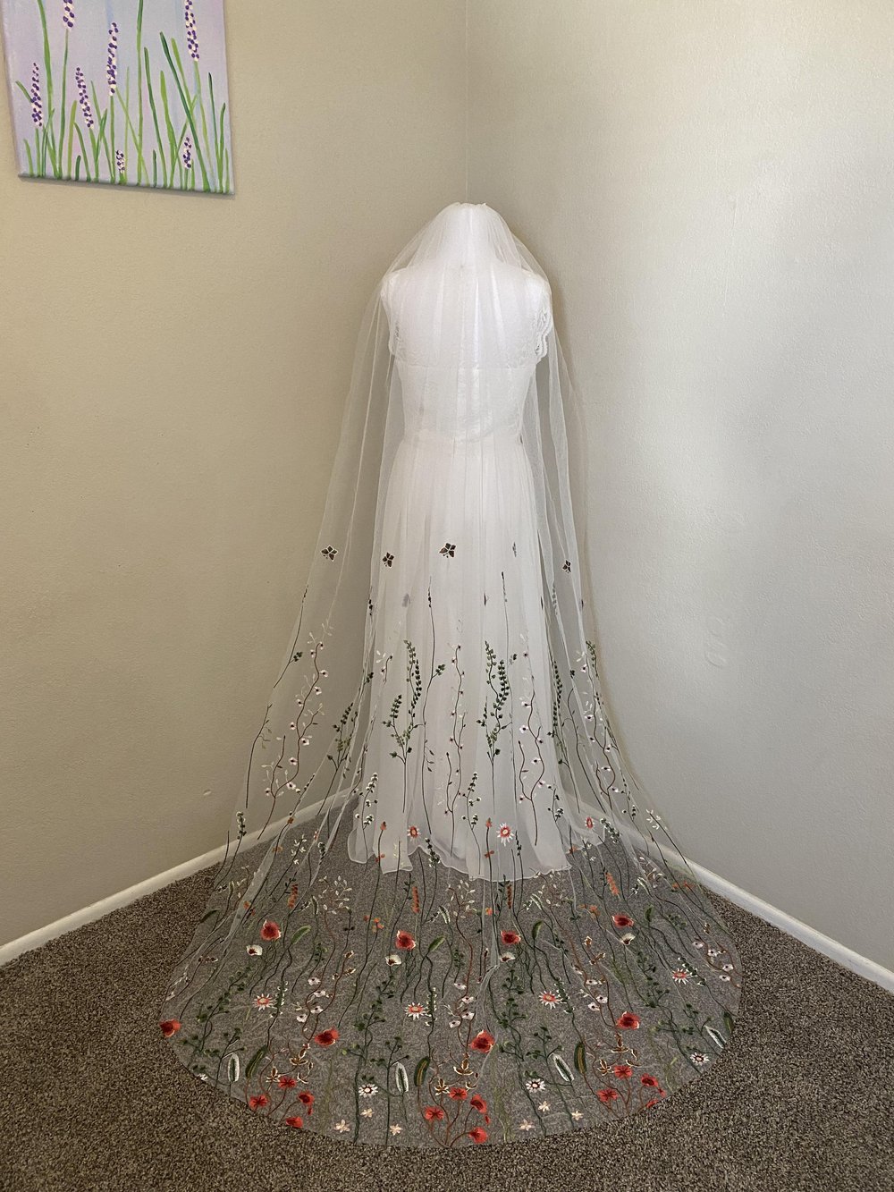 Simple Wildflower | Floral Wedding Veil