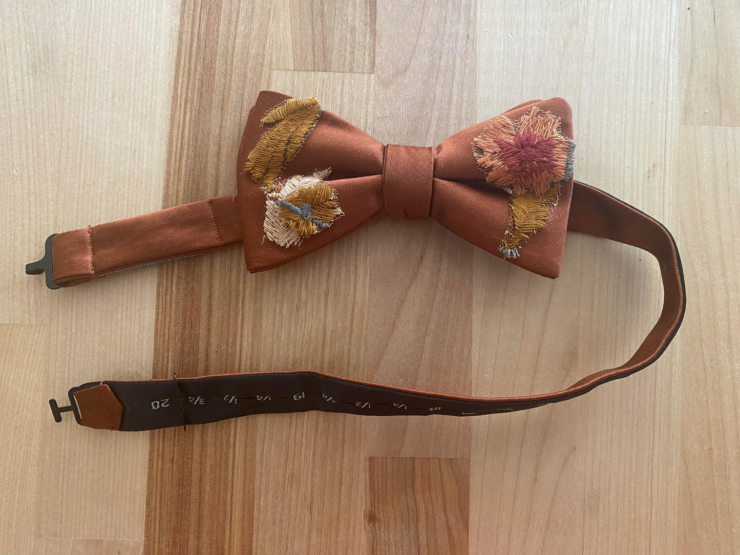 Autumn Leaves Falling Bow Tie