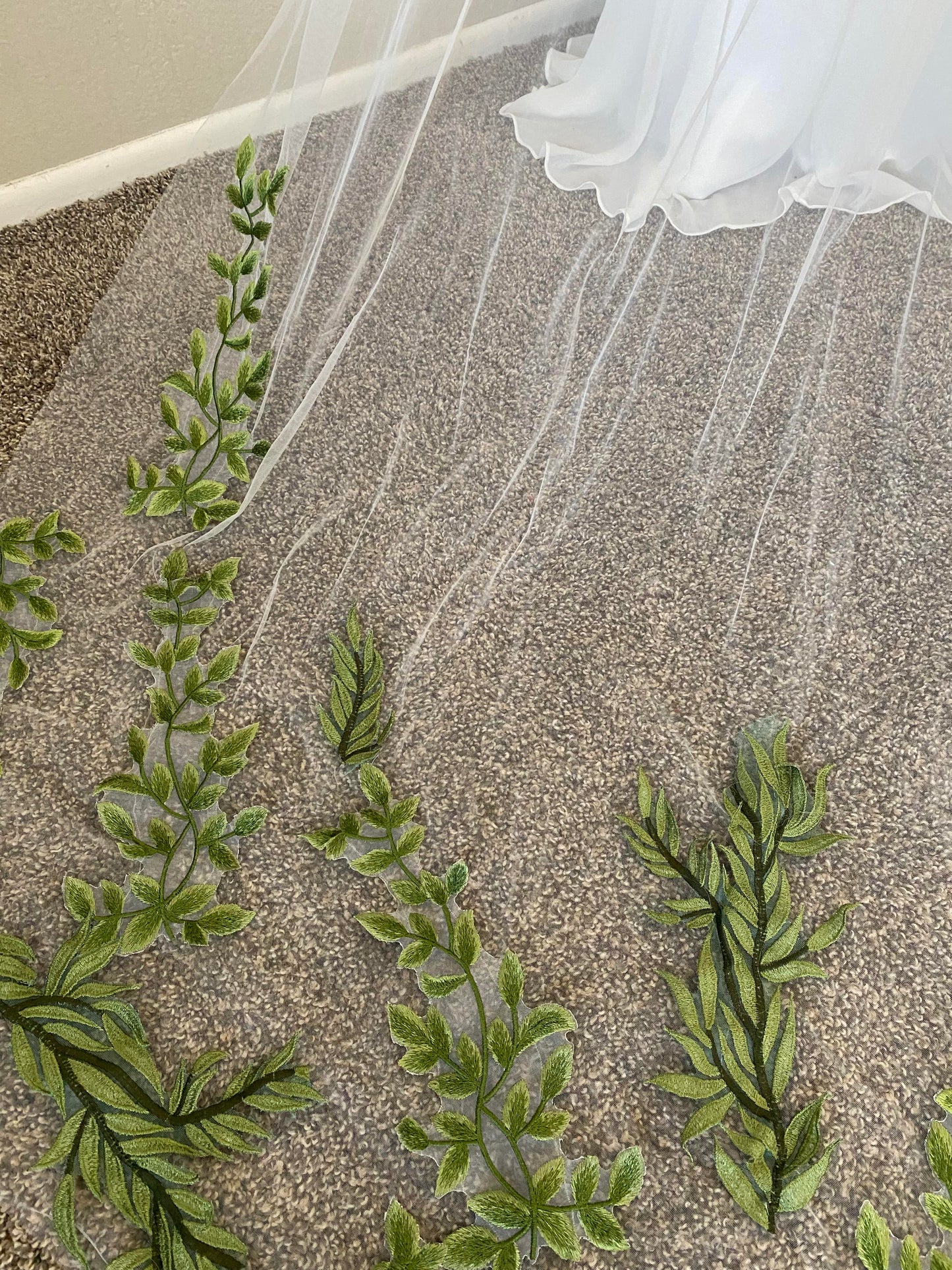Evermore | Floral Greenery Veil