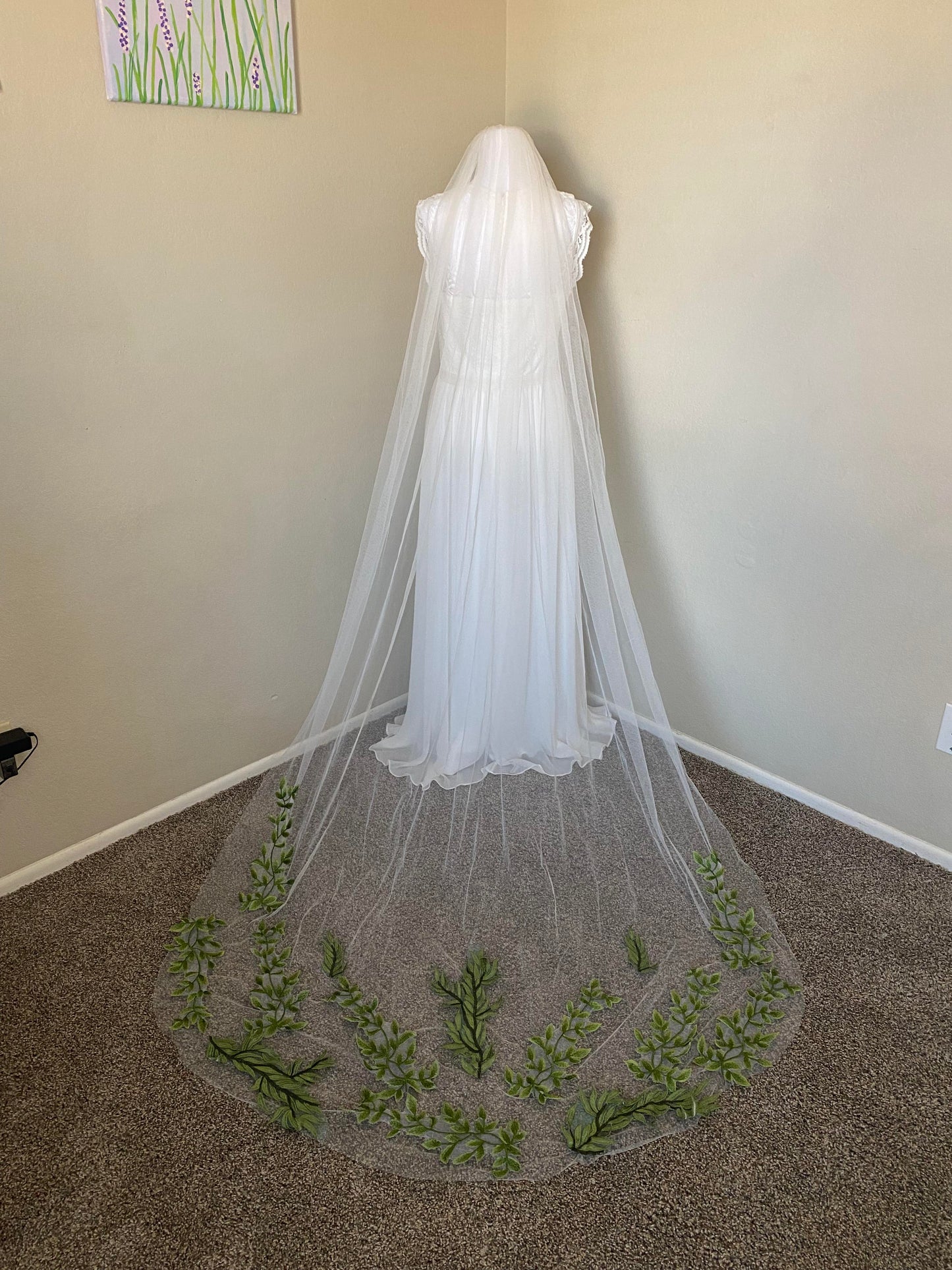 Evermore | Floral Greenery Veil
