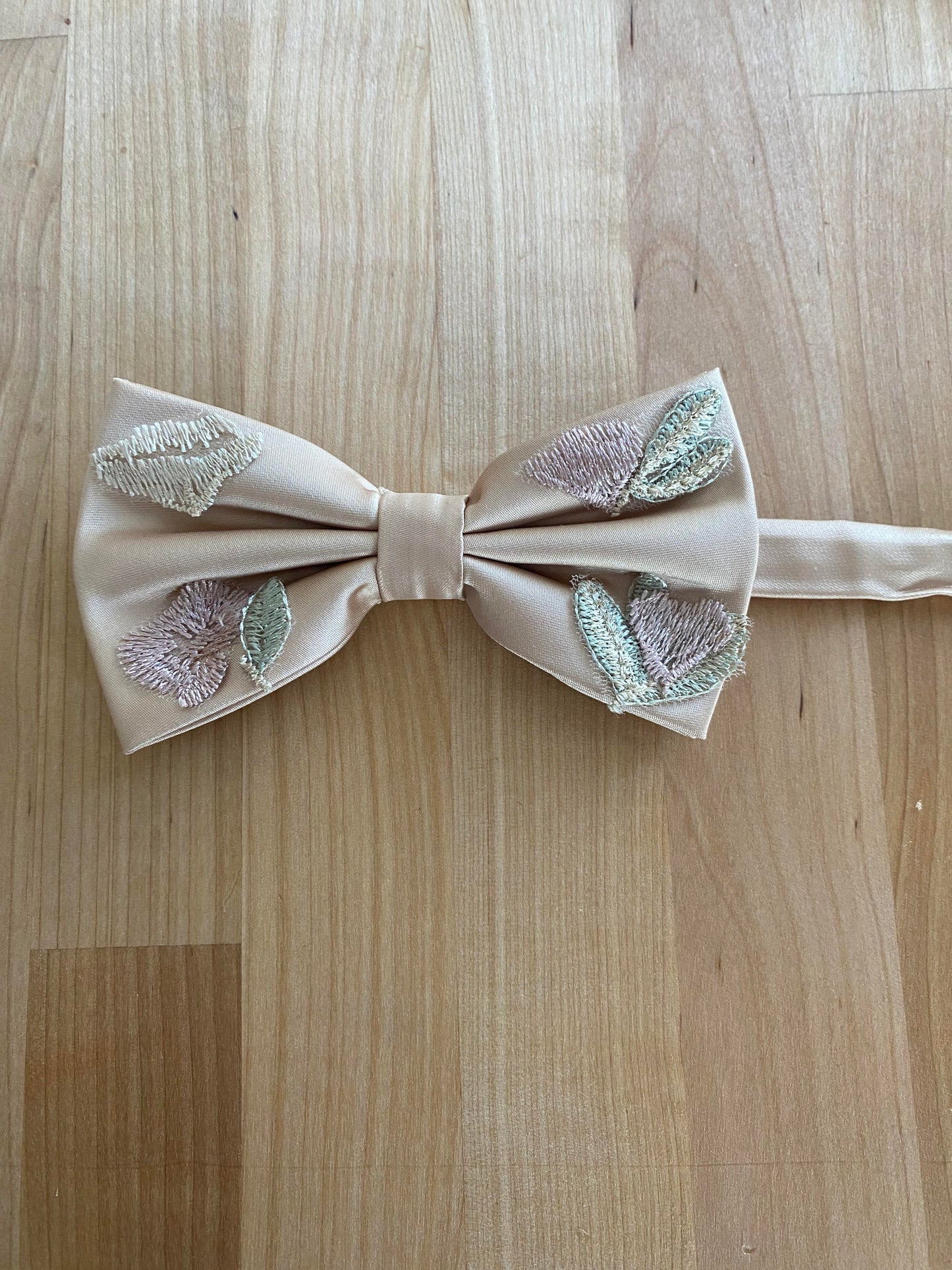 Blossom Essence Tan Bow Tie (Clearance/Final Sale)