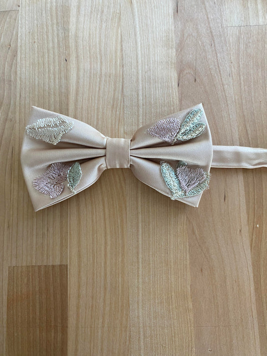 Blossom Essence Tan Bow Tie (Clearance/Final Sale)