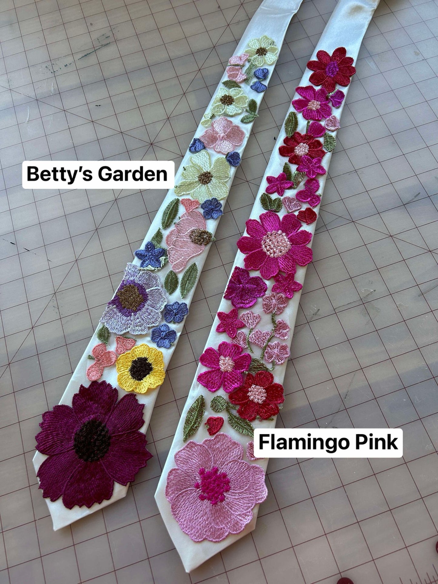 Flamingo Pink | Floral Tie