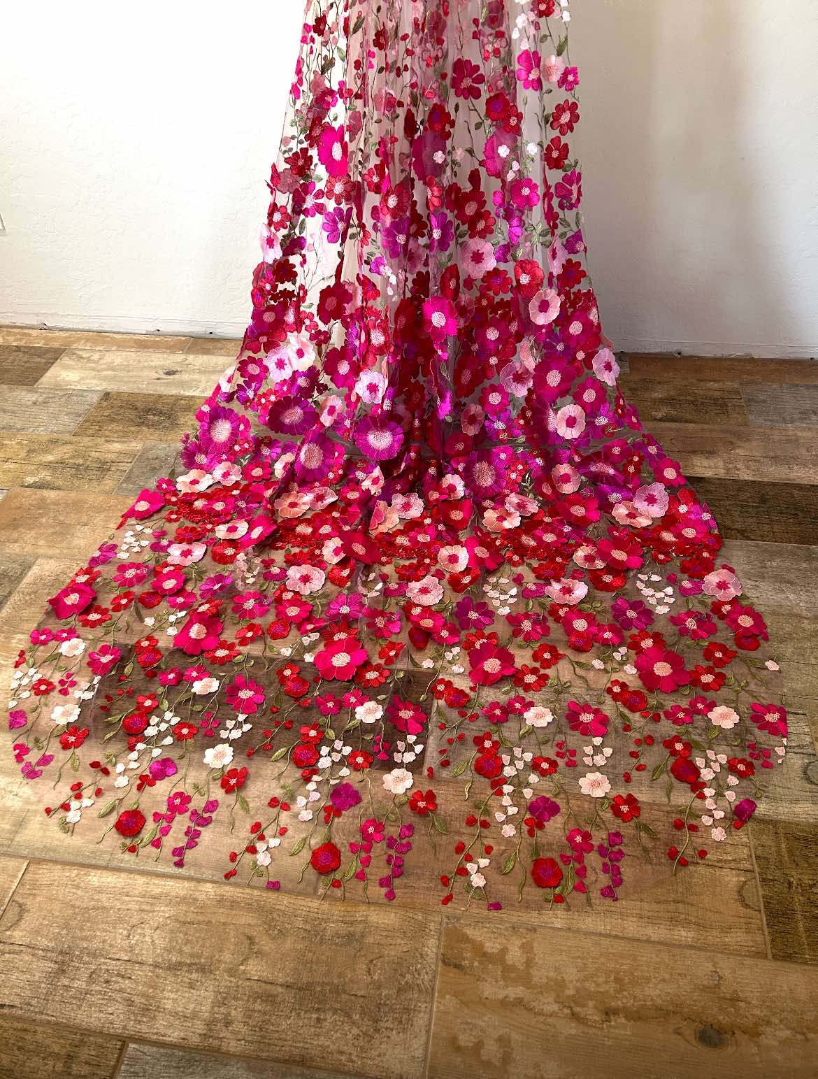 Flamingo Pink Veil