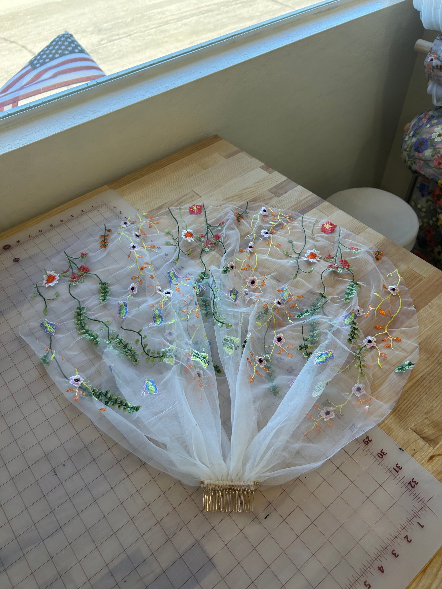 2-Tier Orange Wildflower (15”/25” | Ready to Ship