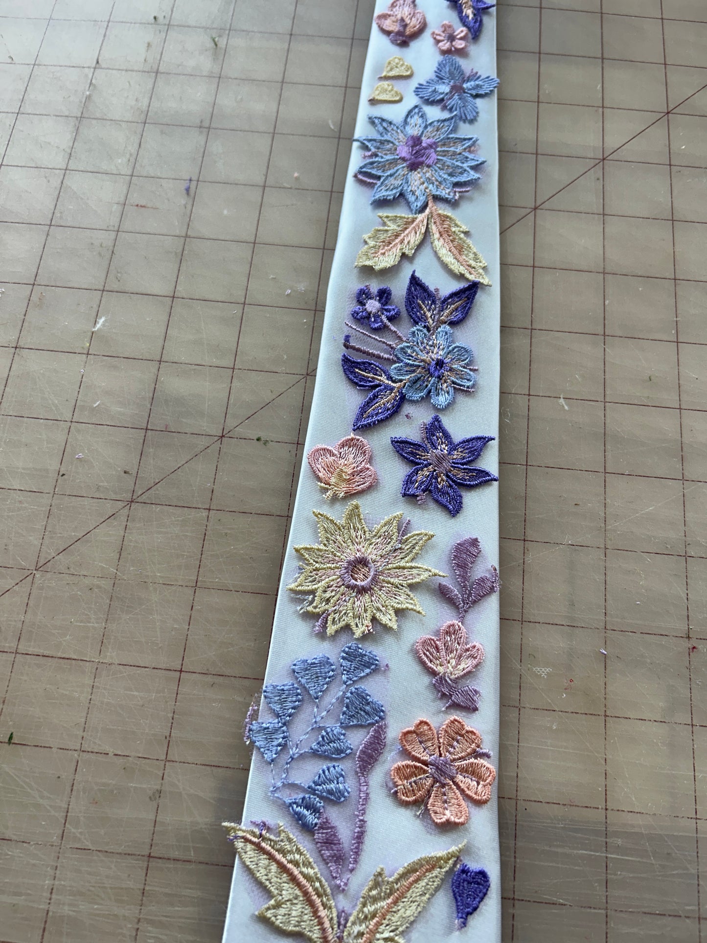 Purple Starry Night | Floral Tie