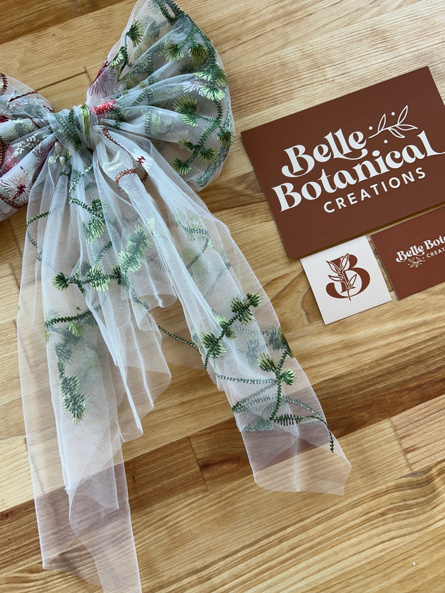 Muted Wildflower | Floral Hair Bow