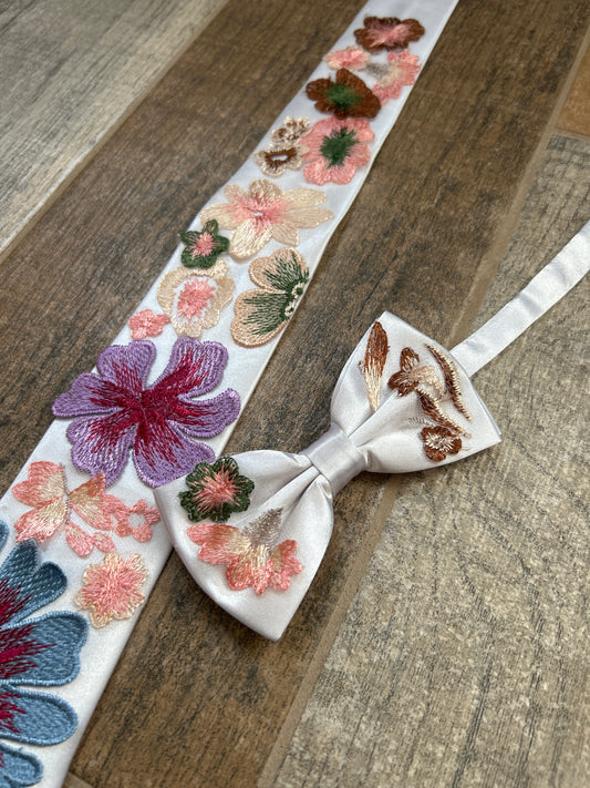 Enchanted | Floral Bow Tie
