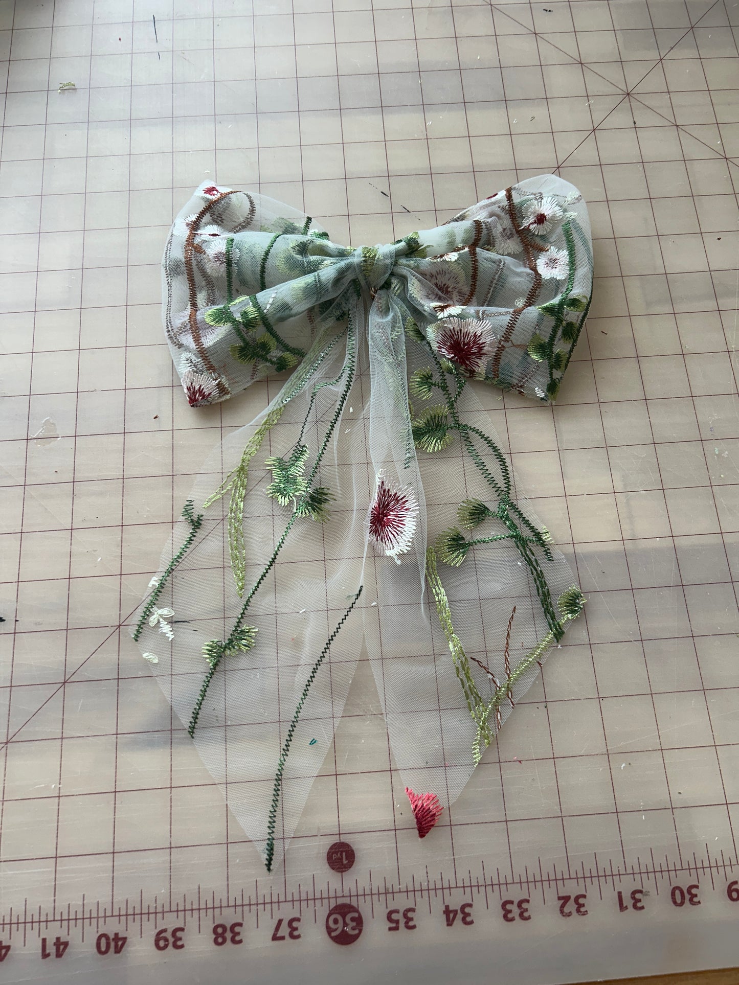 Muted Wildflower | Floral Hair Bow