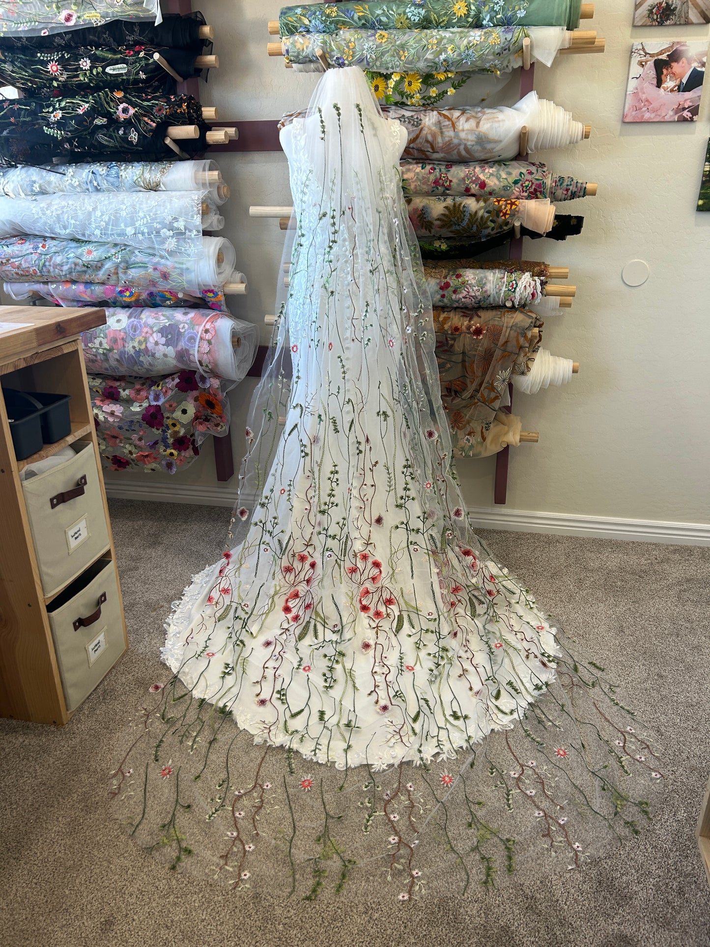 Muted Wildflower | Floral Wedding Veil