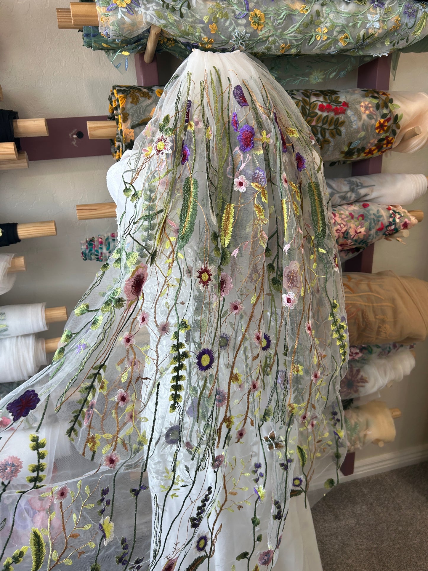 Purple Wildflower (22"/34") Final Sale, Ready to Ship