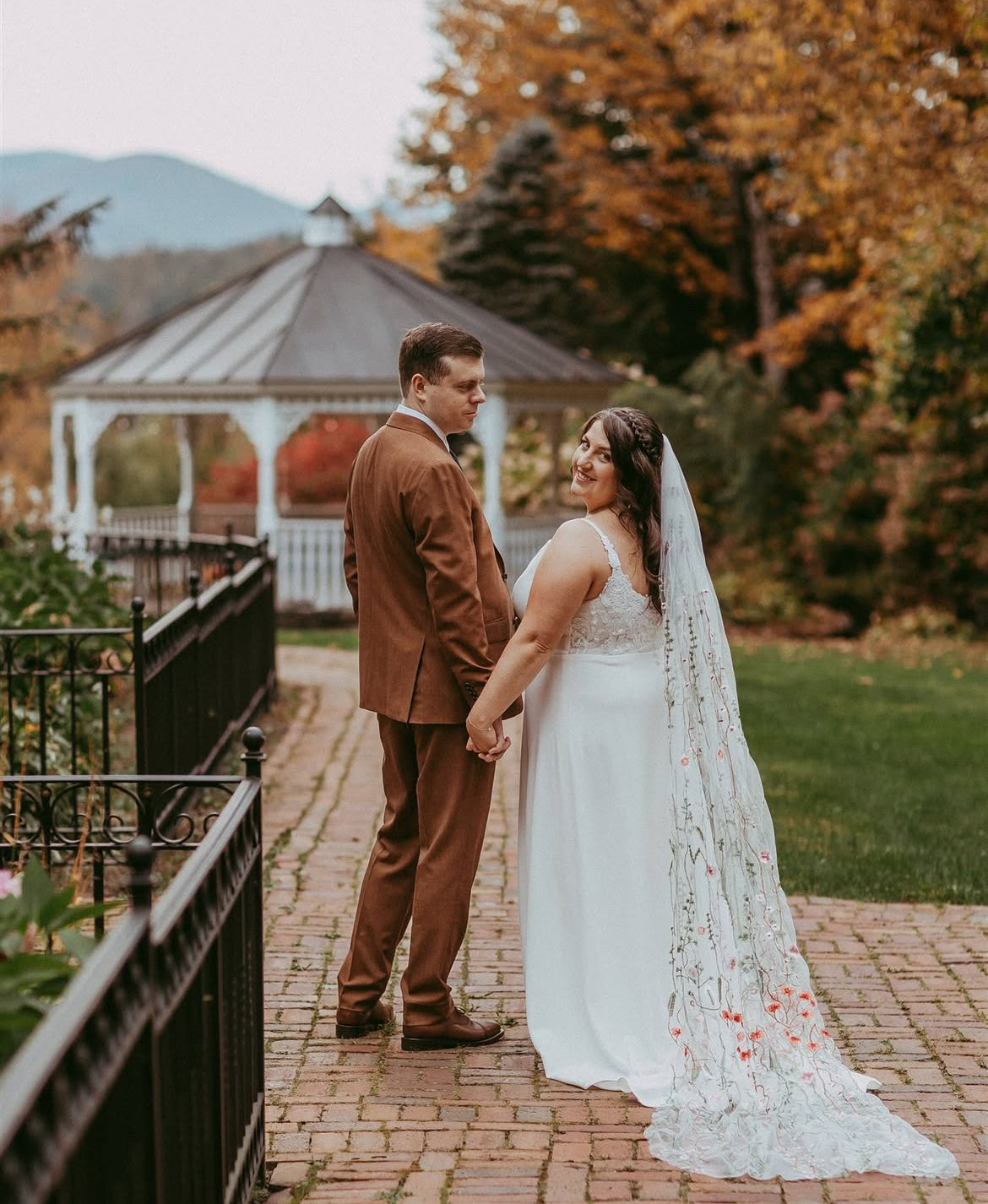 Muted Wildflower | Floral Wedding Veil