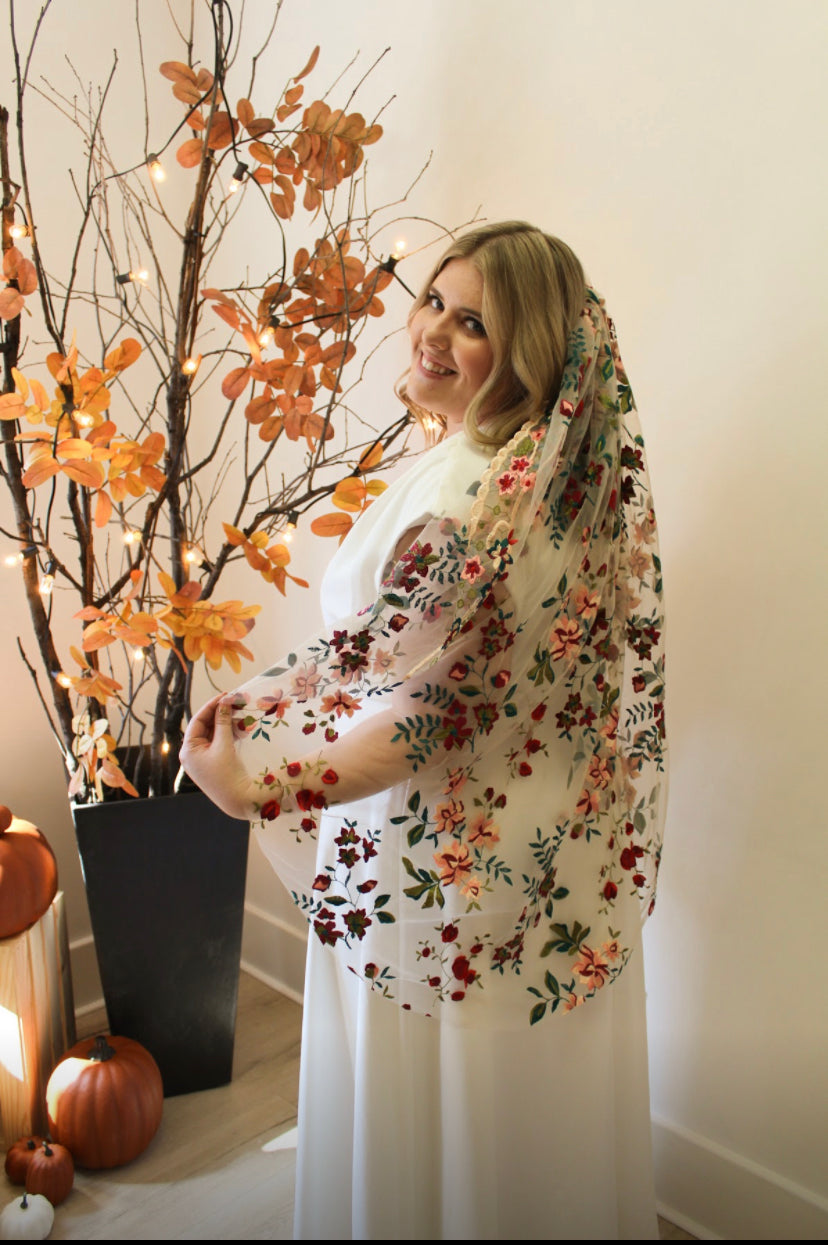 Jewel | Floral Wedding Veil