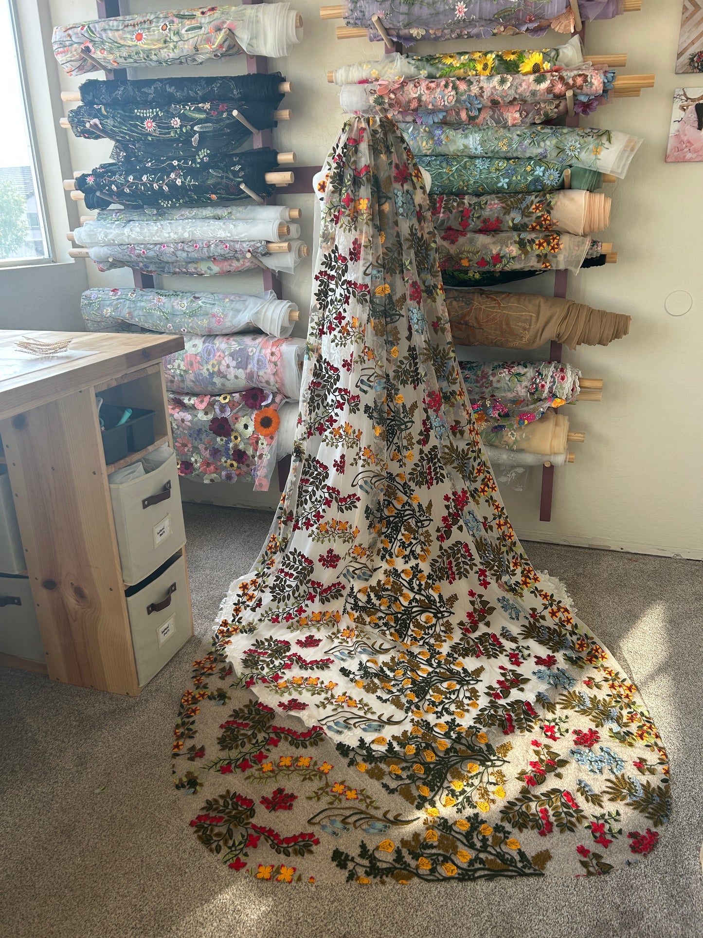 Earth Tones | Floral Wedding Veil