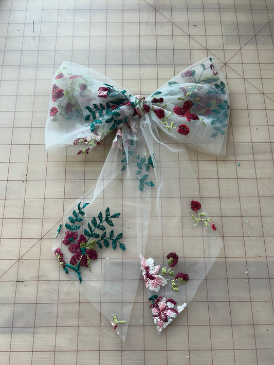 Jewel | Floral Hair Bow