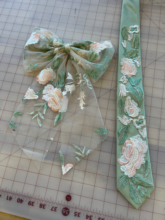 Vintage Rose | Floral Hair Bow