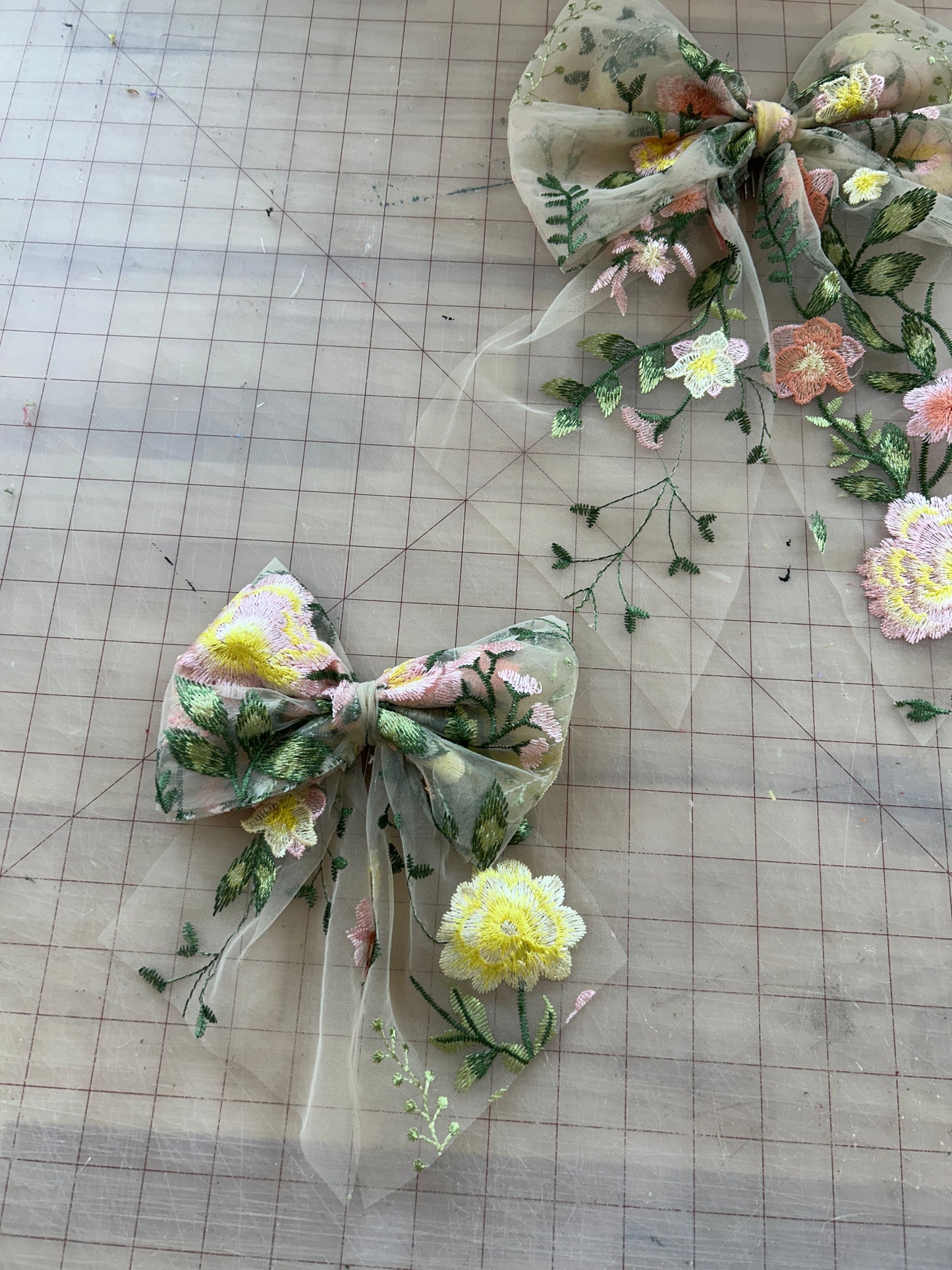 Peachy Rose (multiple options)| Floral Hair Bow