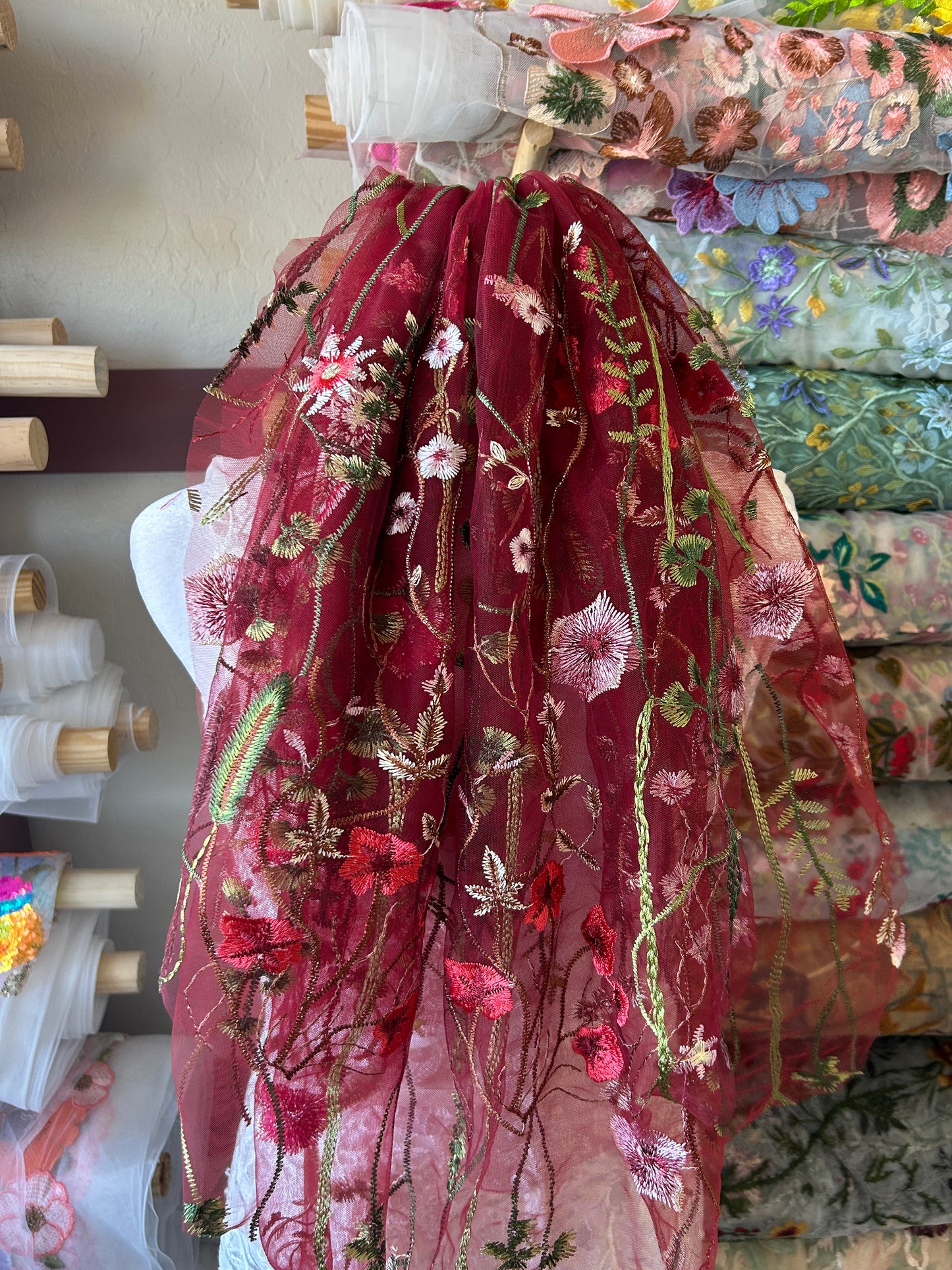 2-Tier Red Wildflower (18"/24") | Final Sale, Ready to Ship