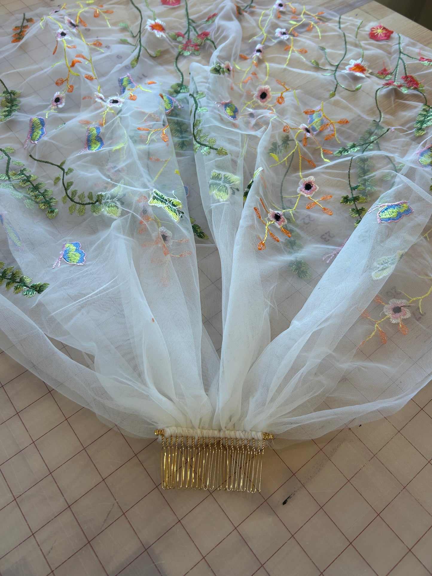 2-Tier Orange Wildflower (15”/25” | Ready to Ship