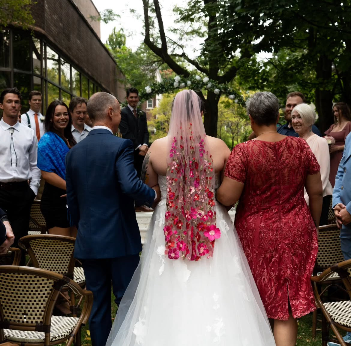 Flamingo Pink Veil