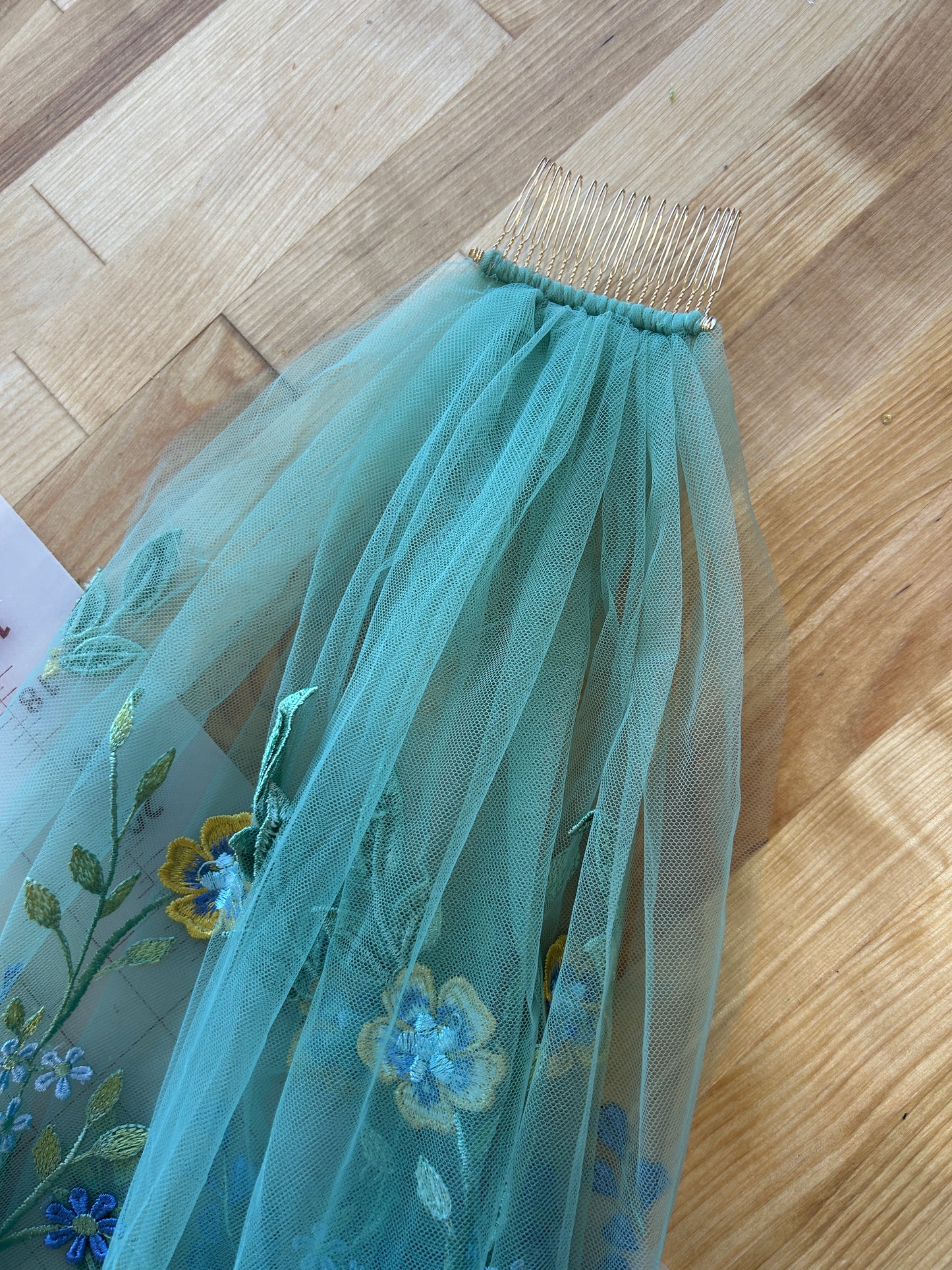 Green Starry Night (Waltz 54") | Final Sale, Ready to Ship