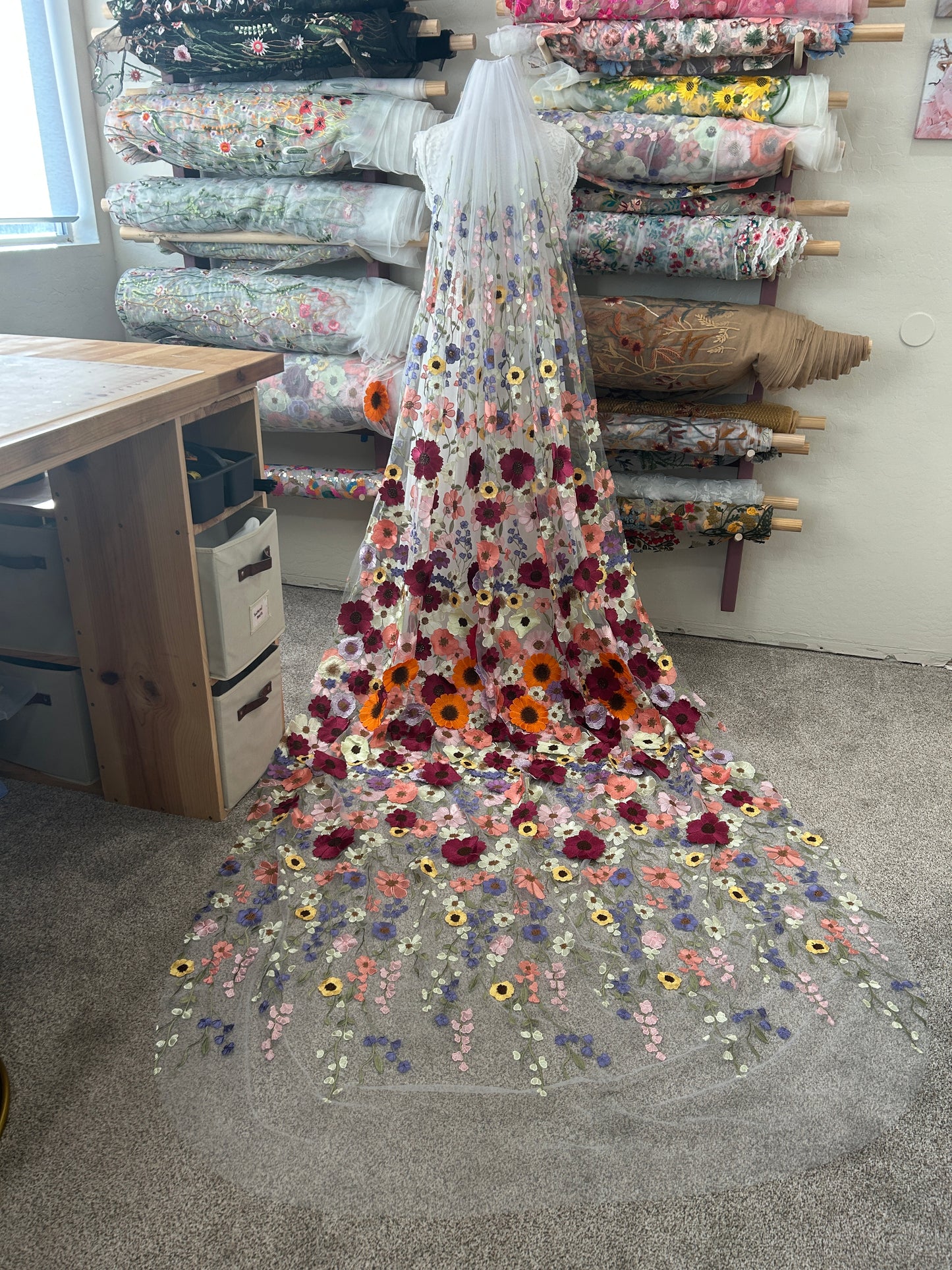Betty's Garden | Floral Wedding Veil
