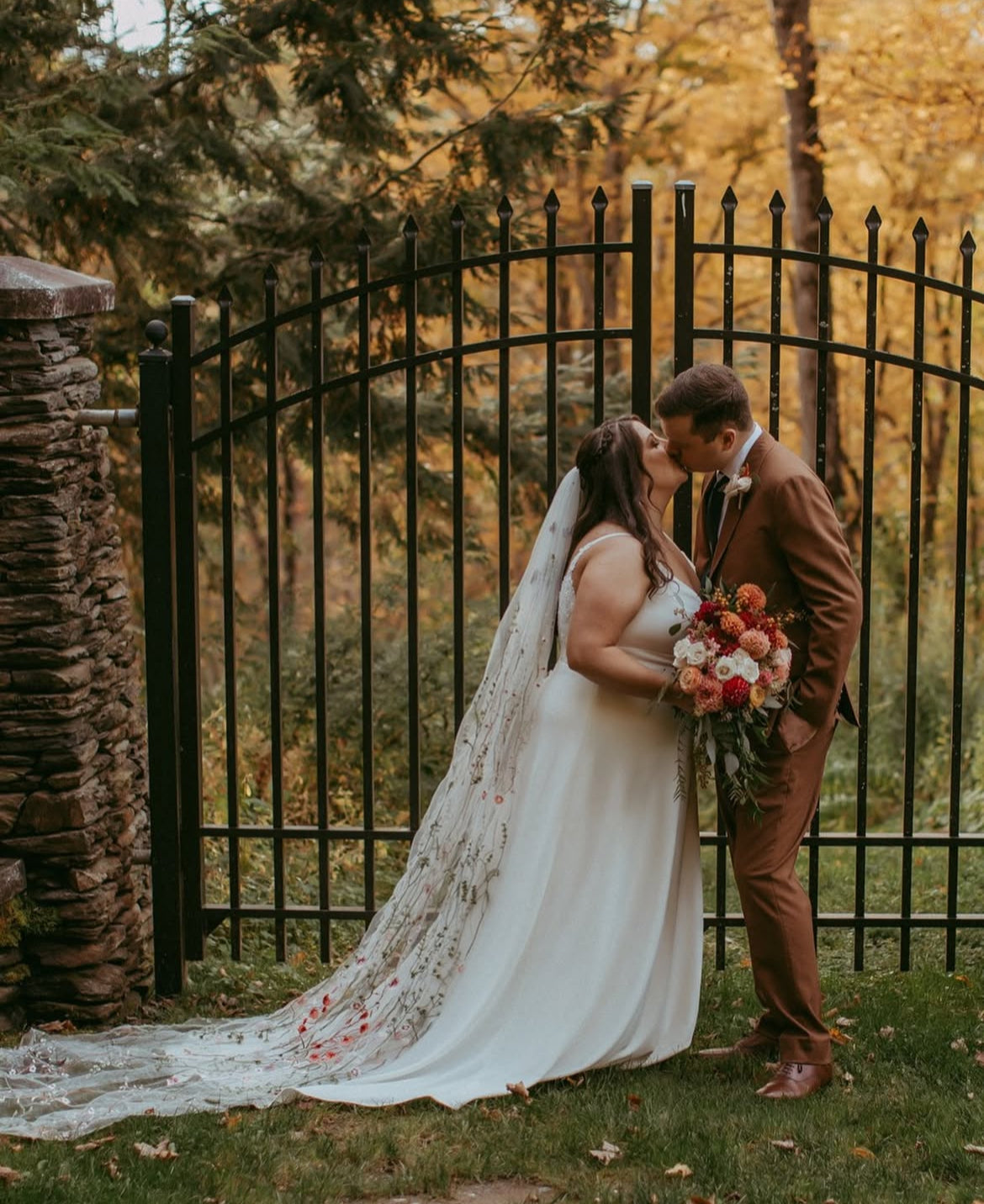 Muted Wildflower | Floral Wedding Veil