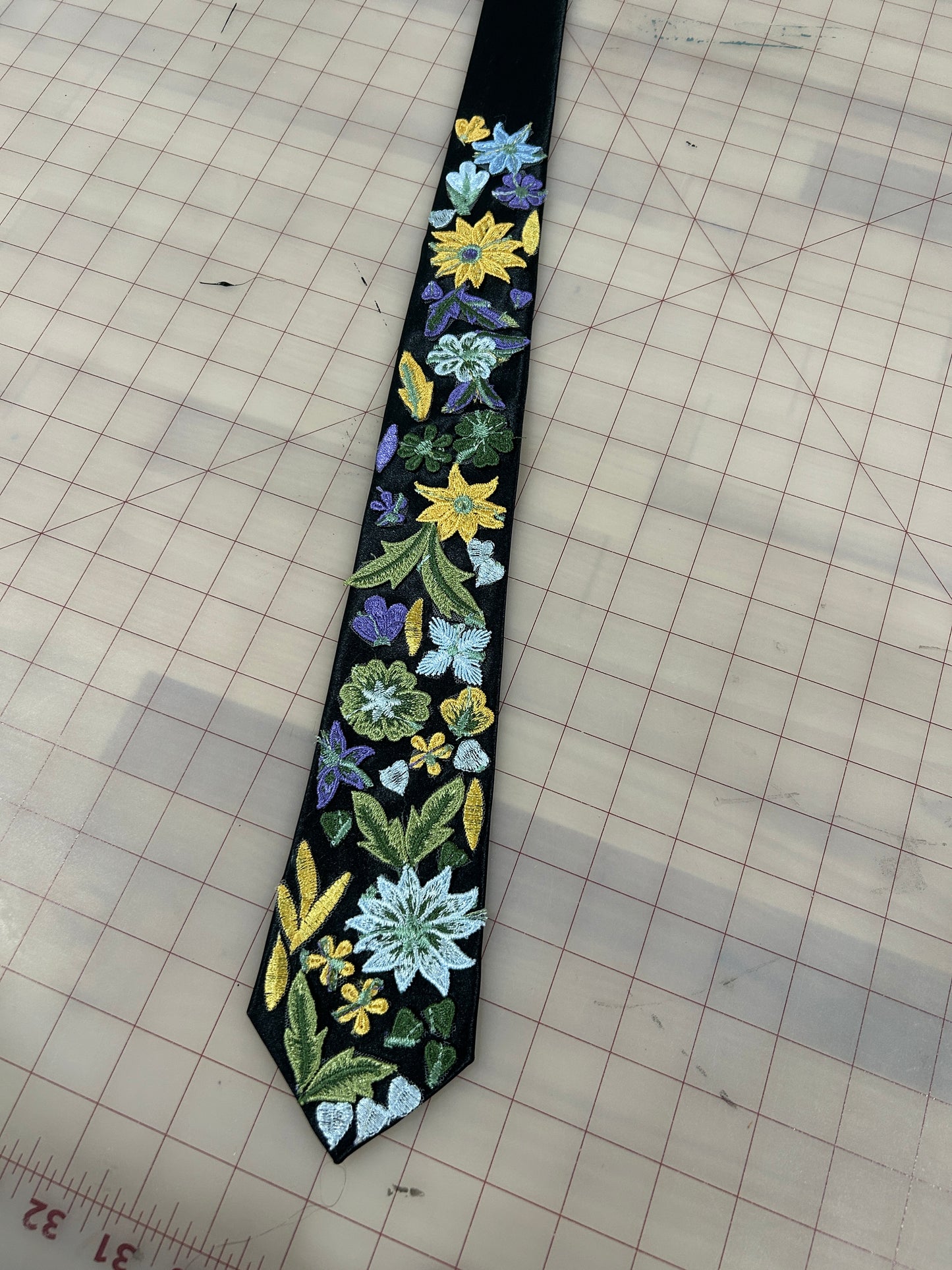Starry Night | Floral Tie