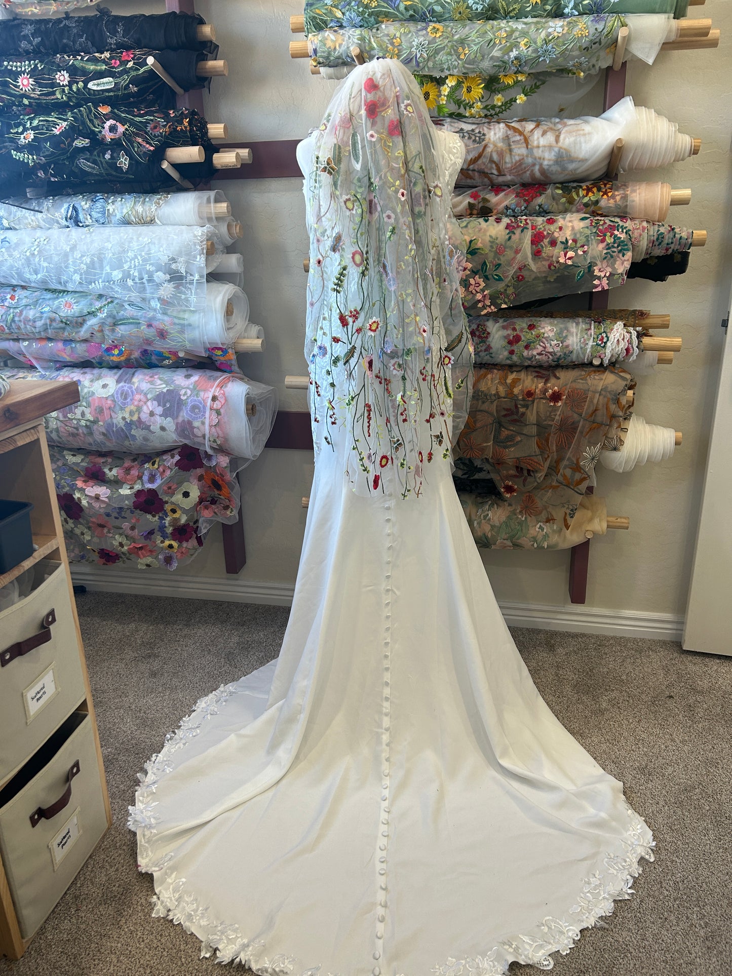 2-Tier Vibrant Wildflower (22”/36”)| Ready to Ship
