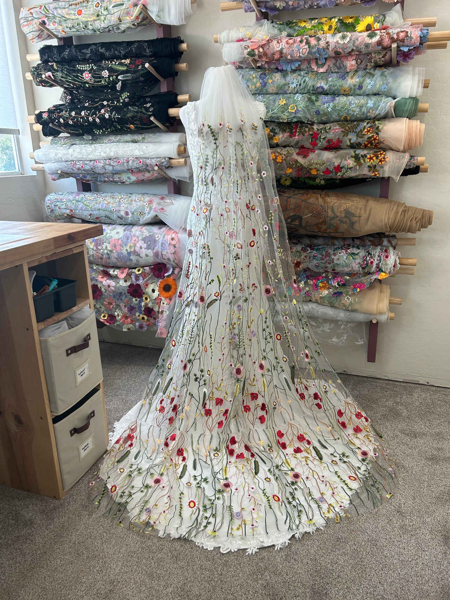 Vibrant Wildflower | Floral Wedding Veil