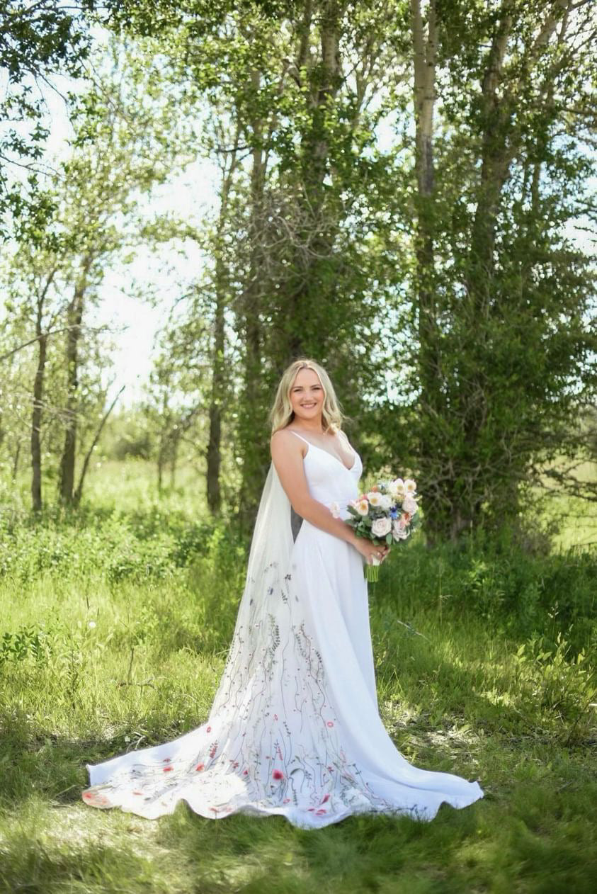 Simple Wildflower | Floral Wedding Veil