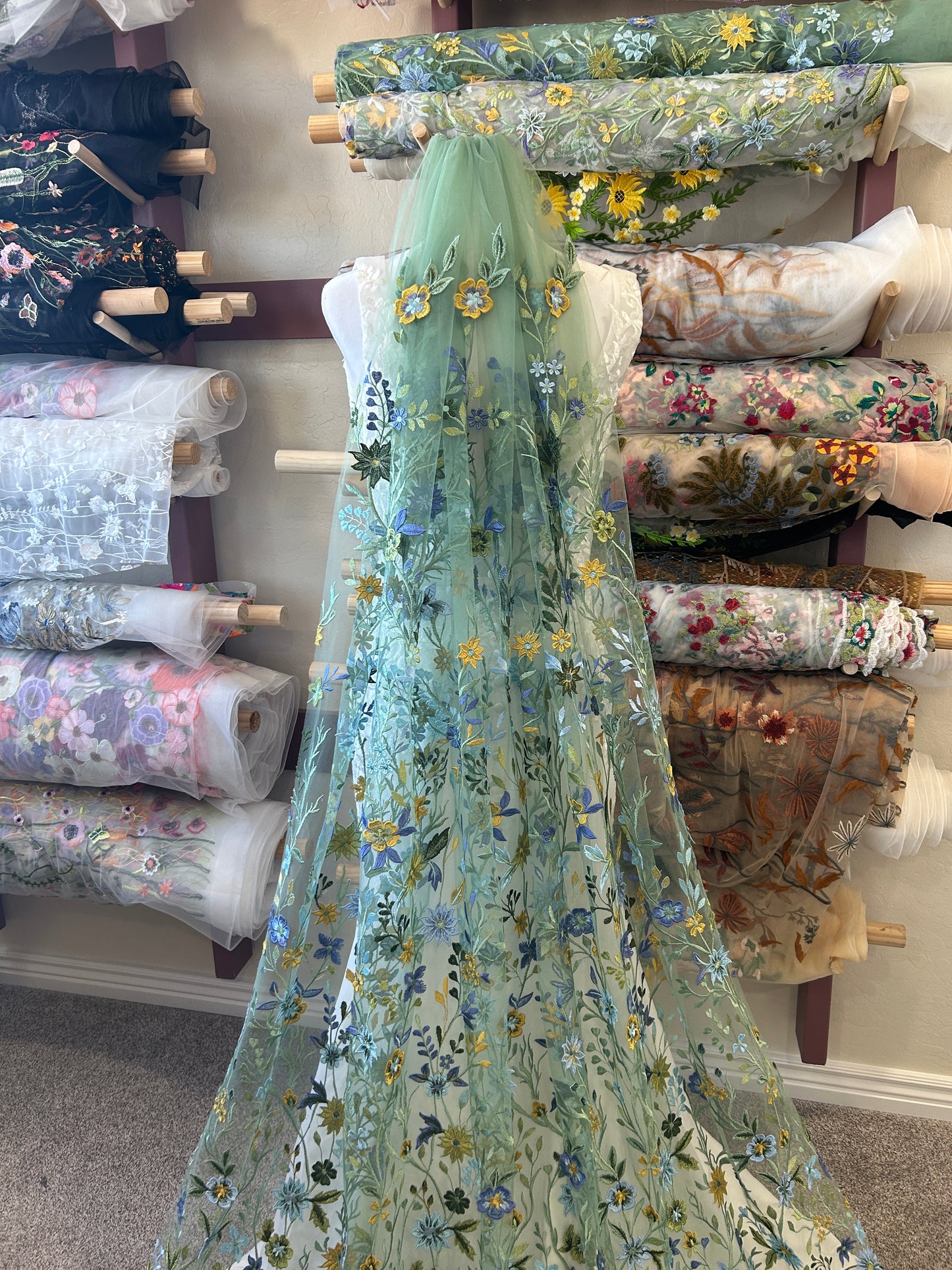 Starry Night | Floral Wedding Veil