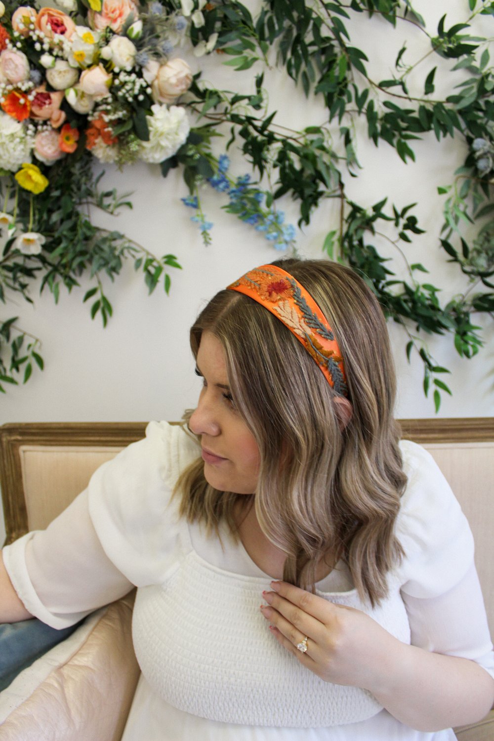 Autumn Leaves Falling Headband