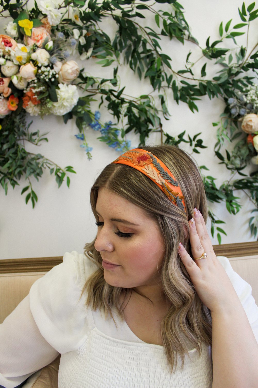 Autumn Leaves Falling Headband