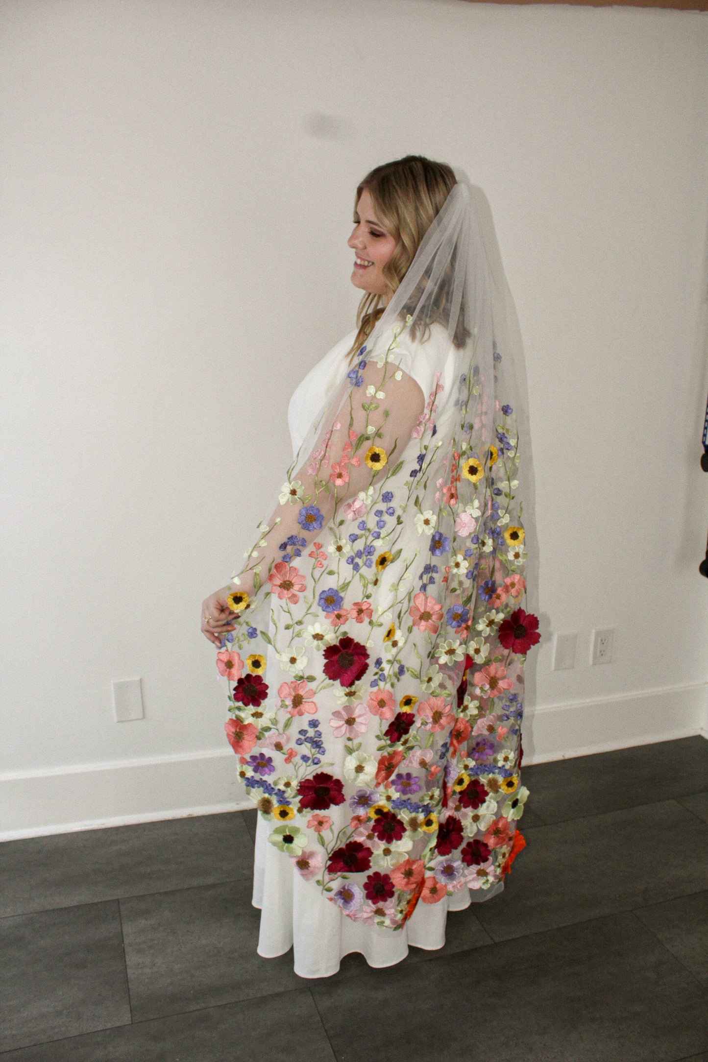 Betty's Garden | Floral Wedding Veil
