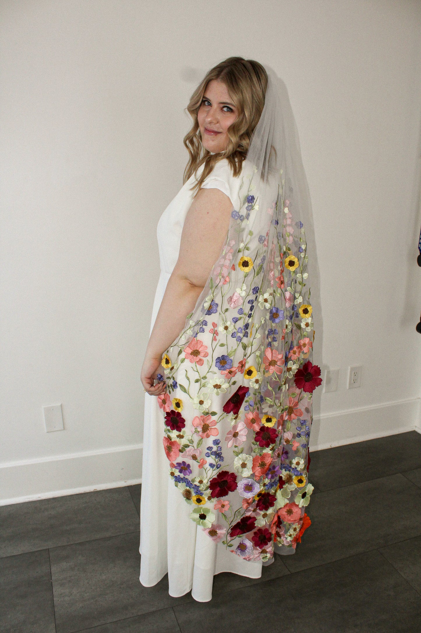 Betty's Garden | Floral Wedding Veil