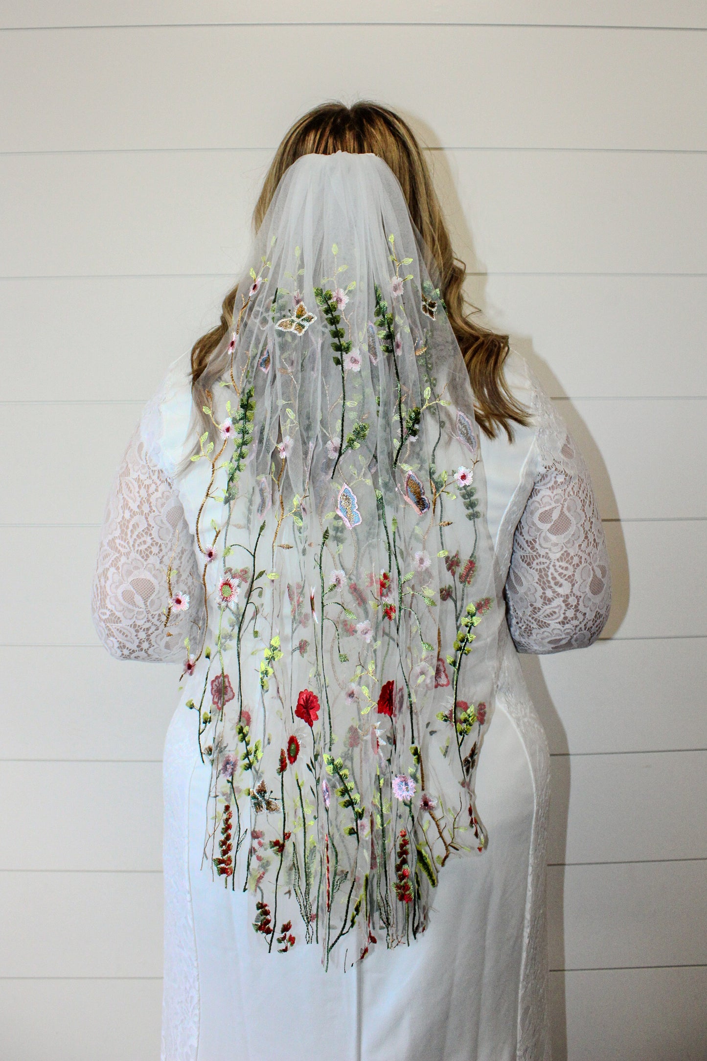 Vibrant Wildflower | Floral Wedding Veil