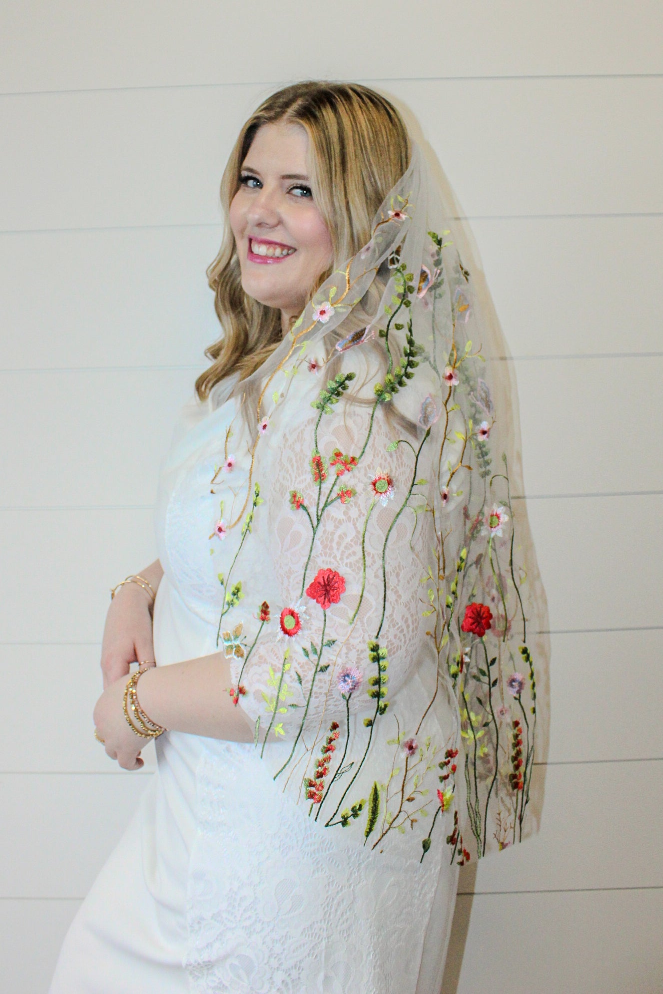 Vibrant Wildflower | Floral Wedding Veil