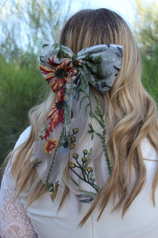 Enchanted Forest | Floral Hair Bow