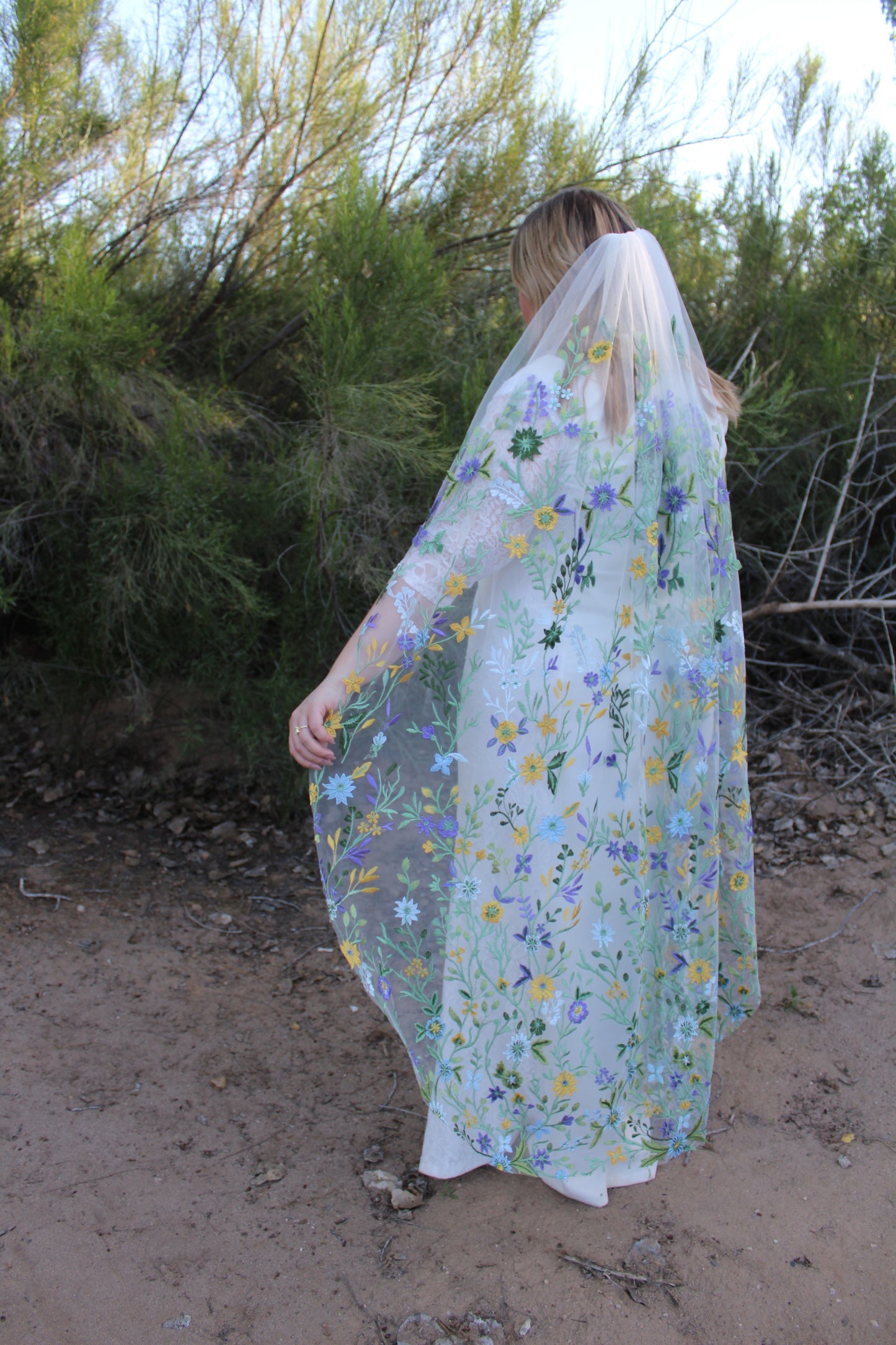 Starry Night | Floral Wedding Veil