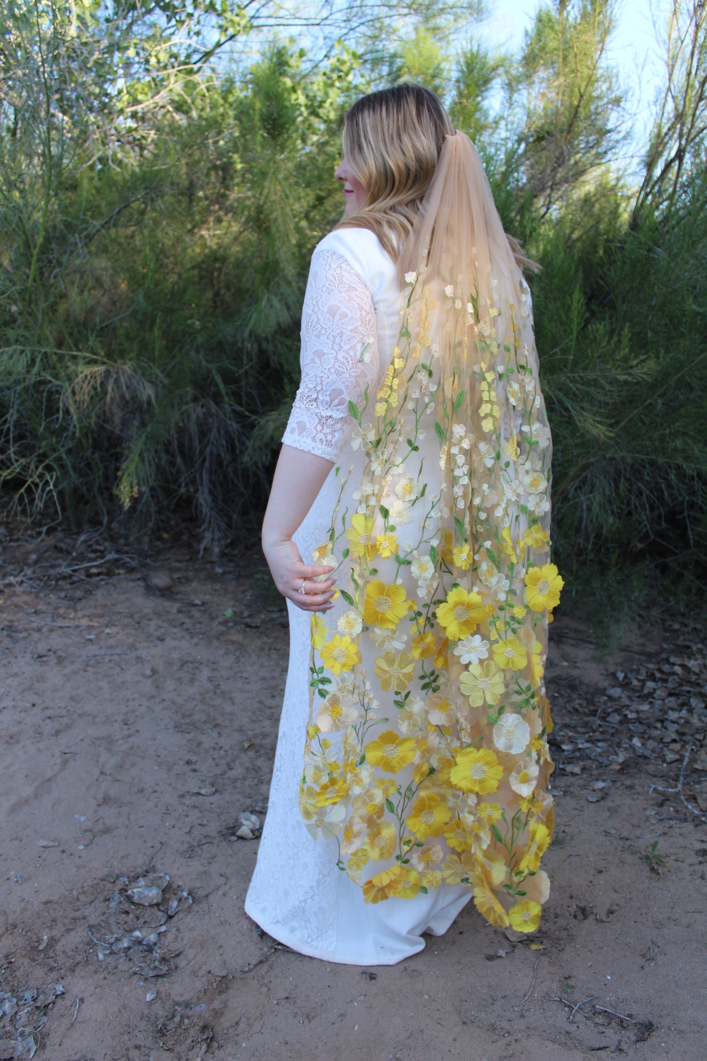 Sunrise Blvd | Floral Wedding Veil