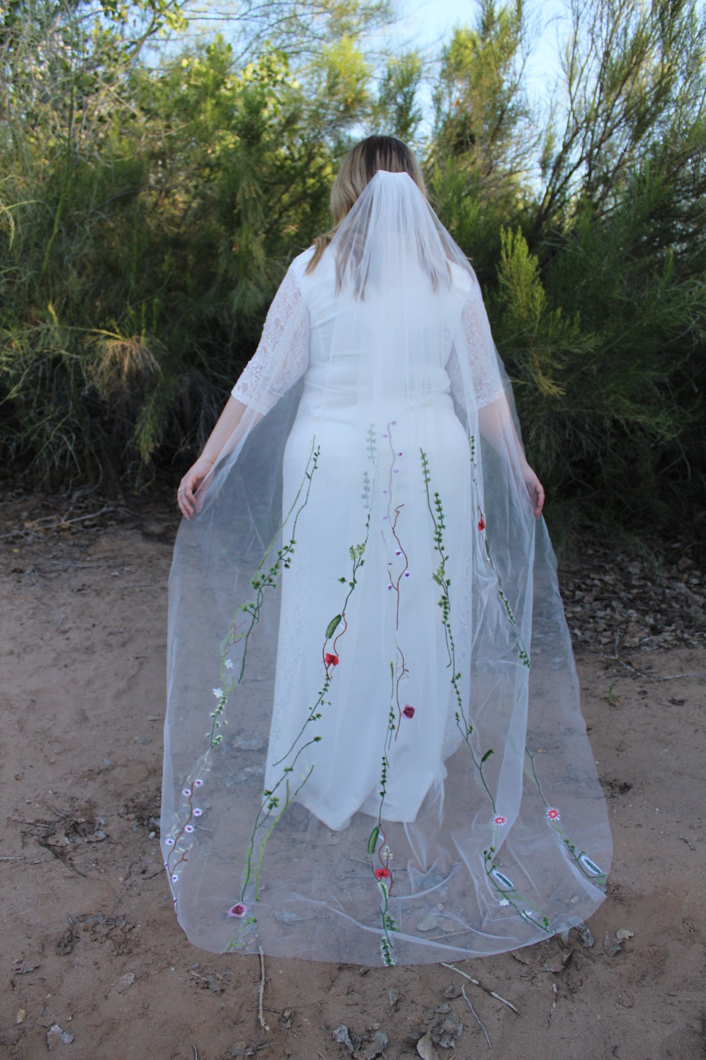Minimal Wildflower | Floral Wedding Veil