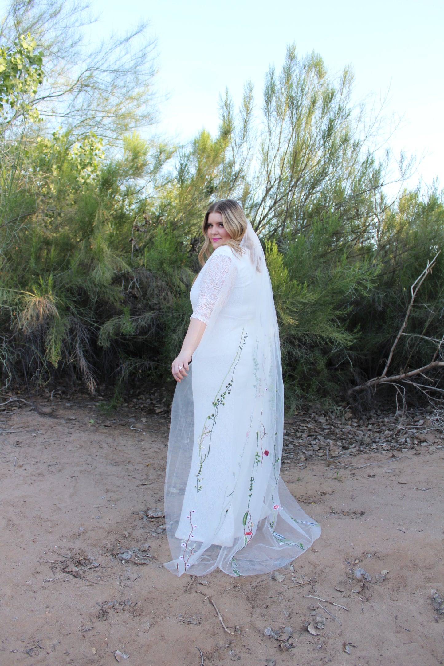 Minimal Wildflower | Floral Wedding Veil