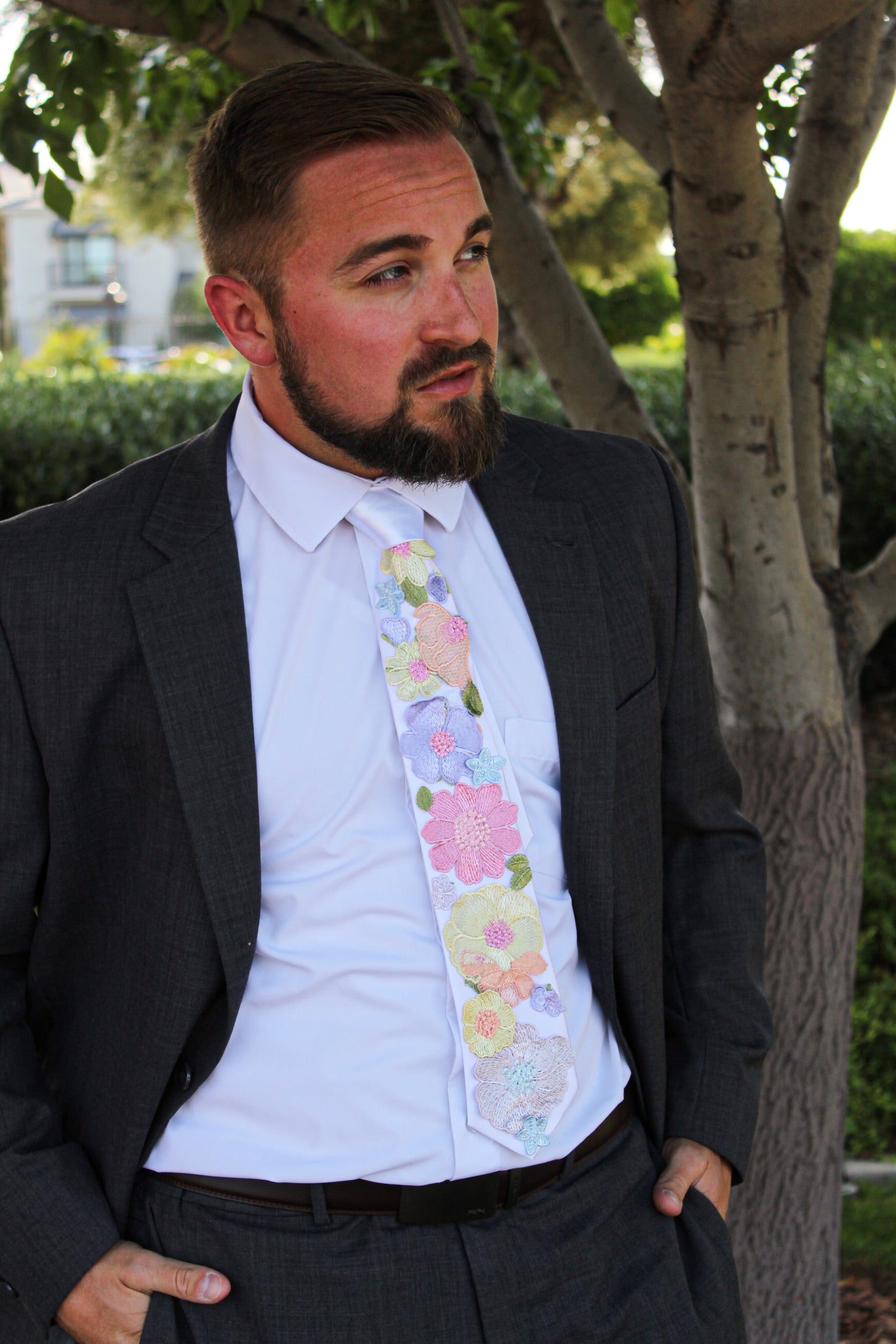 Lavender Haze | Floral Tie